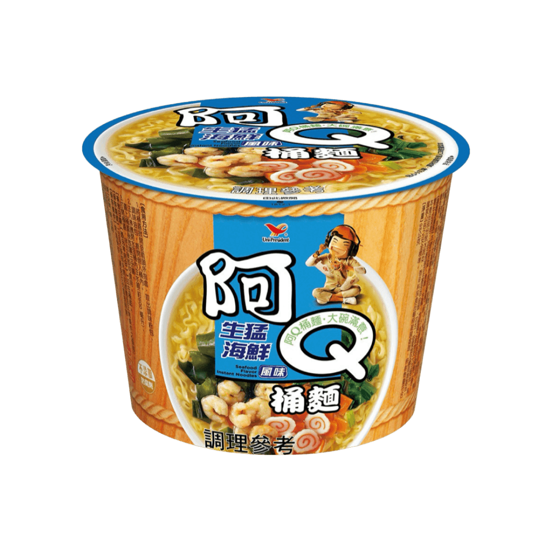 【阿Q桶麵】生猛海鮮風味 (單杯98g)