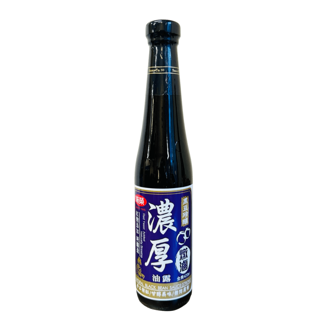 【味榮】黑豆珍釀濃厚壺底蔭油露 420ml