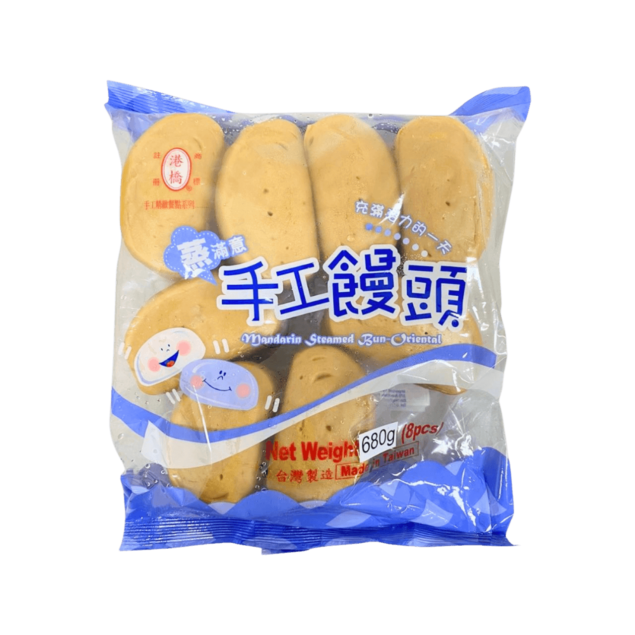 【港橋】黑糖饅頭 680g