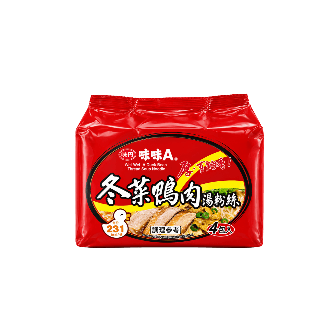 【味味A】冬菜鴨肉湯粉絲(一包4入)