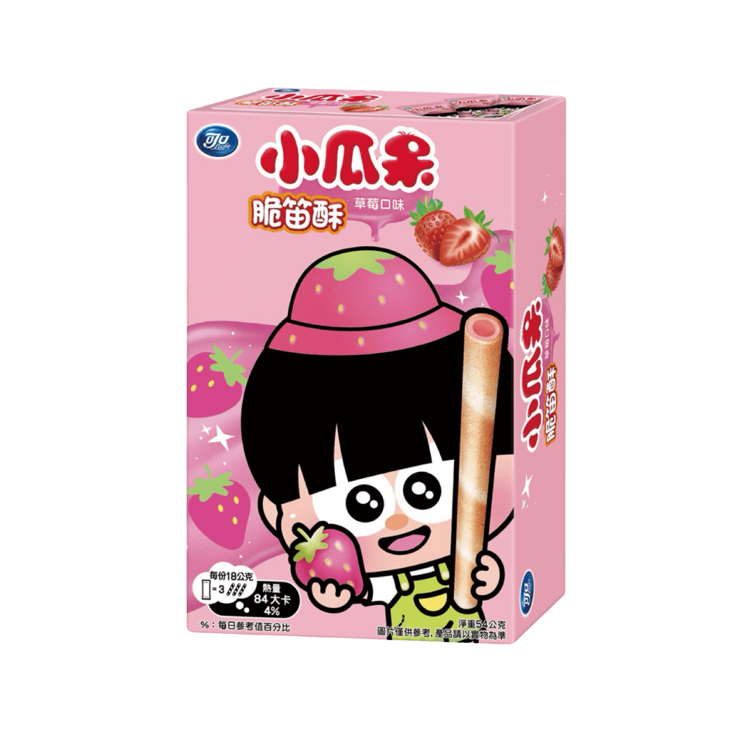 【可口】小瓜呆脆笛酥-草莓口味 54g