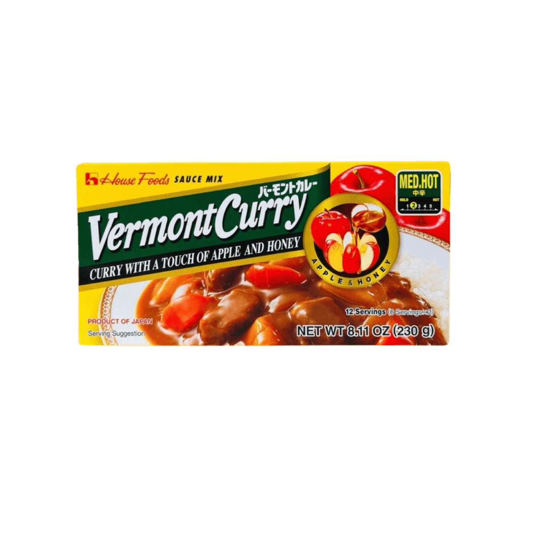 Vermont 日式咖哩塊 中辣 Med-Hot（230g)