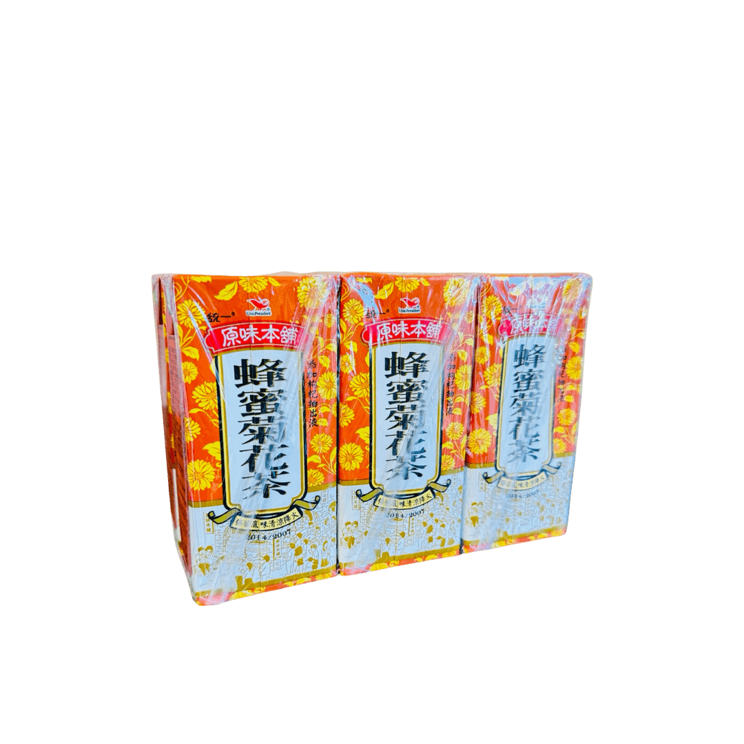 【統一】原味本舖蜂蜜菊花茶(一手6入) 375ml