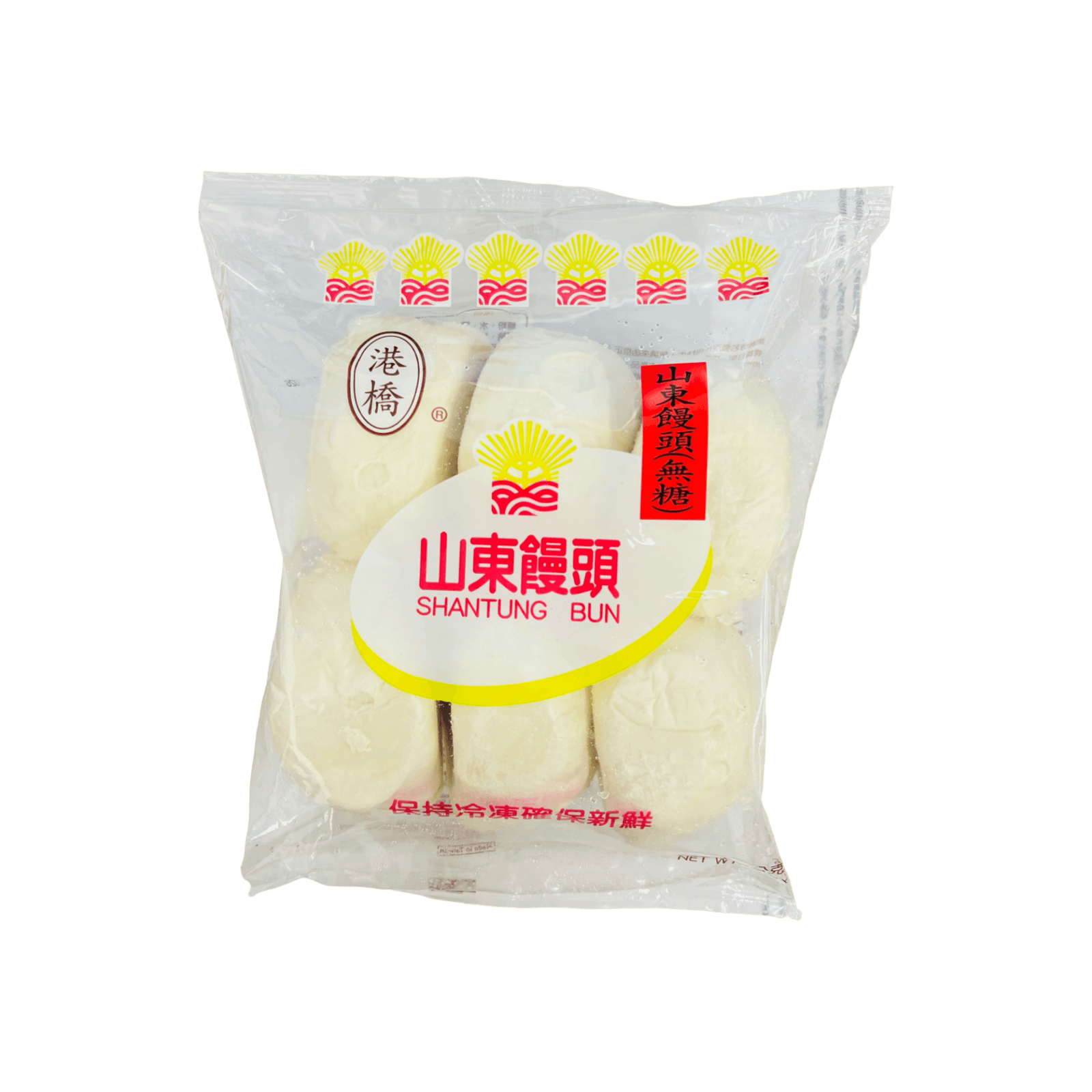 【港橋】無糖山東大饅頭(6入)