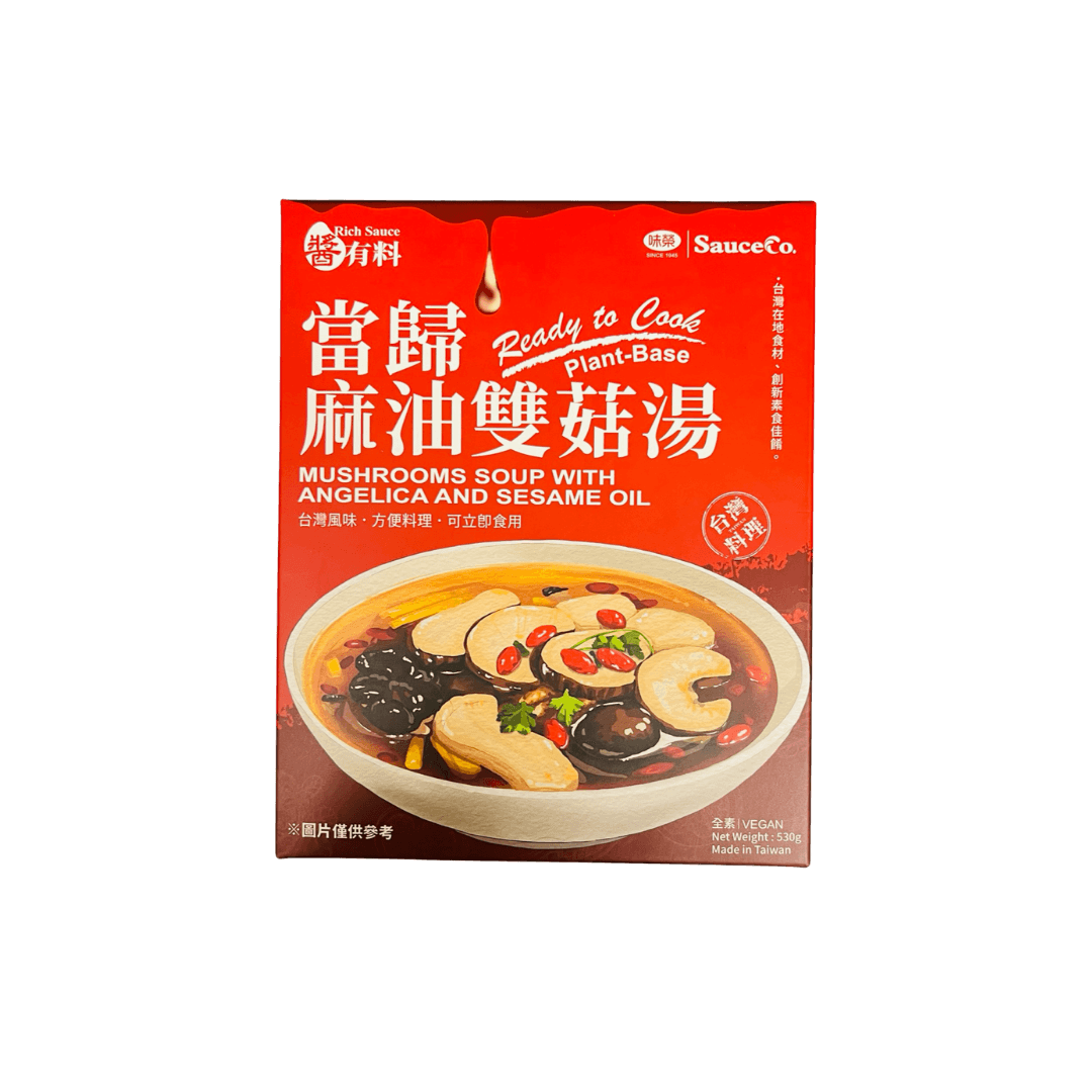 【味榮】當歸麻油雙菇湯530g
