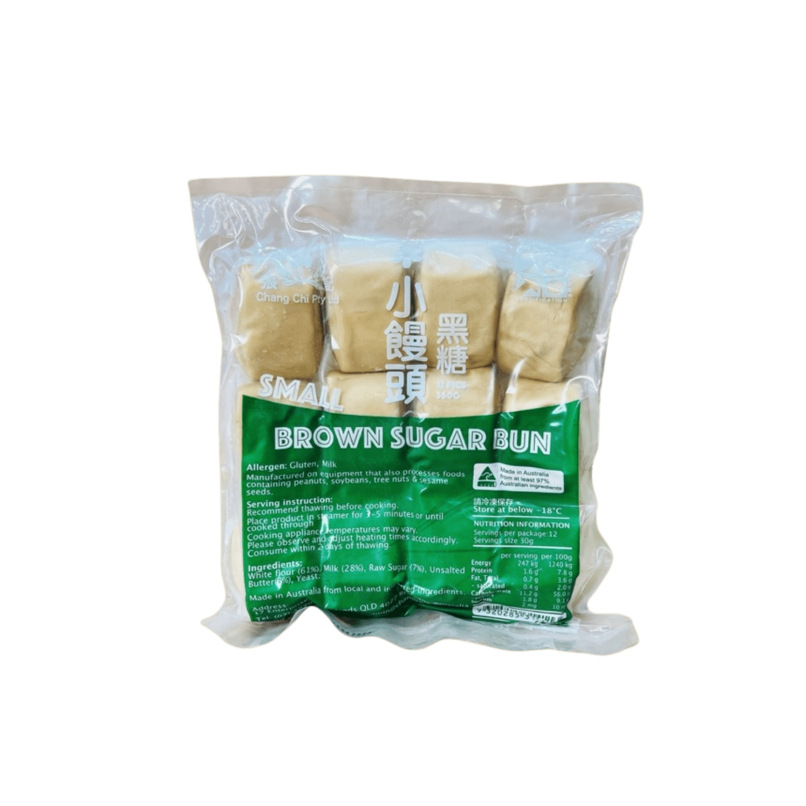 【張記】黑糖小饅頭 (12顆) 360g
