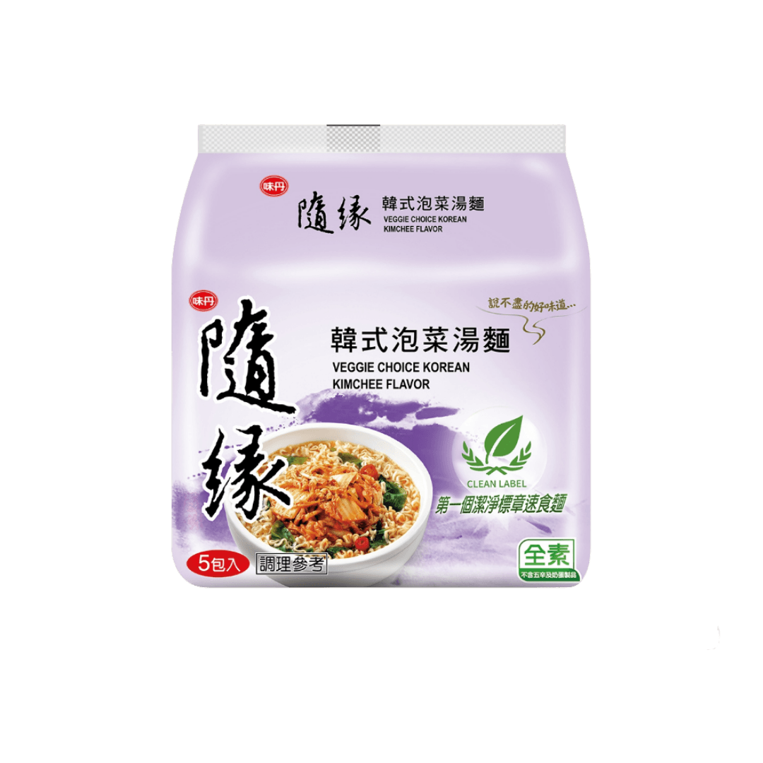 【隨緣】韓式泡菜湯麵(一包5入)