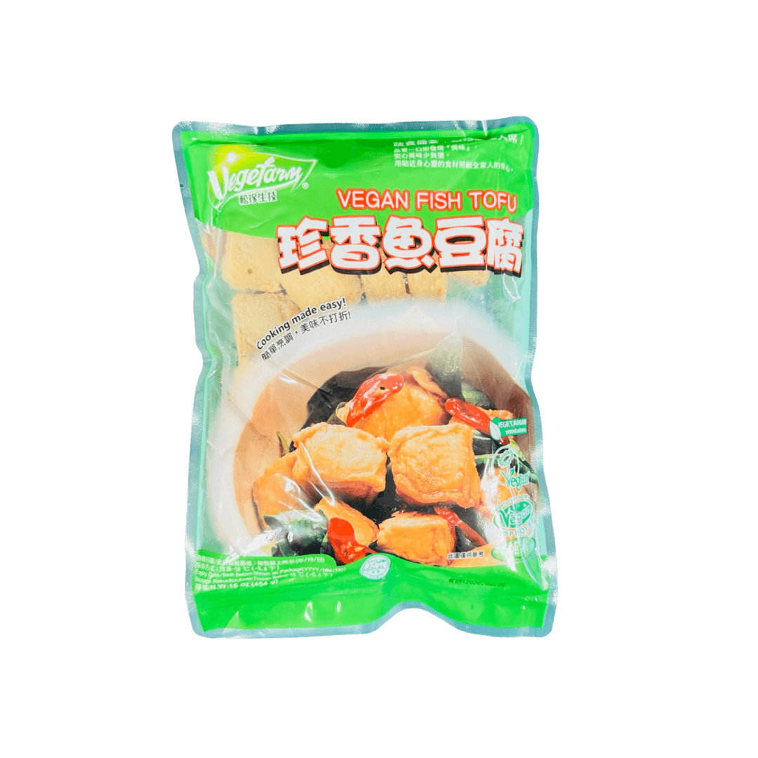 【松珍素食】珍香魚豆腐(純素) 454g