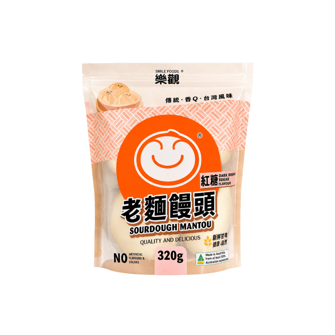 【樂觀】紅糖老麵饅頭(4入) 320g