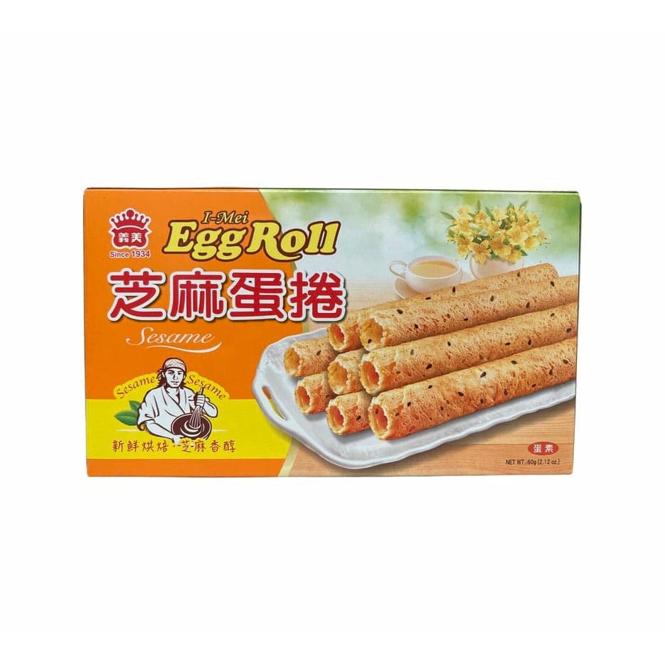【義美】芝麻蛋捲 60g