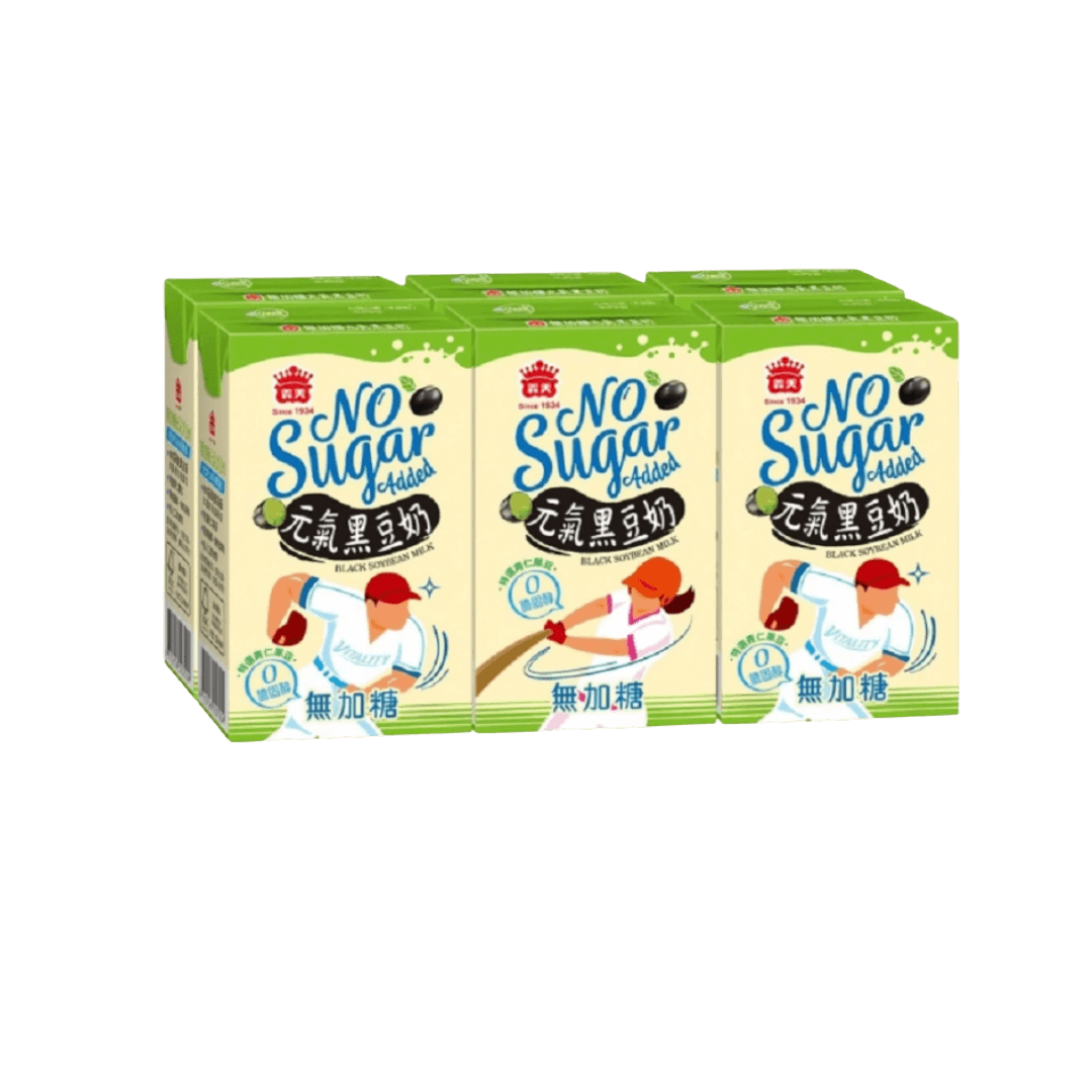 【義美】無加糖元氣黑豆奶 250ml*6