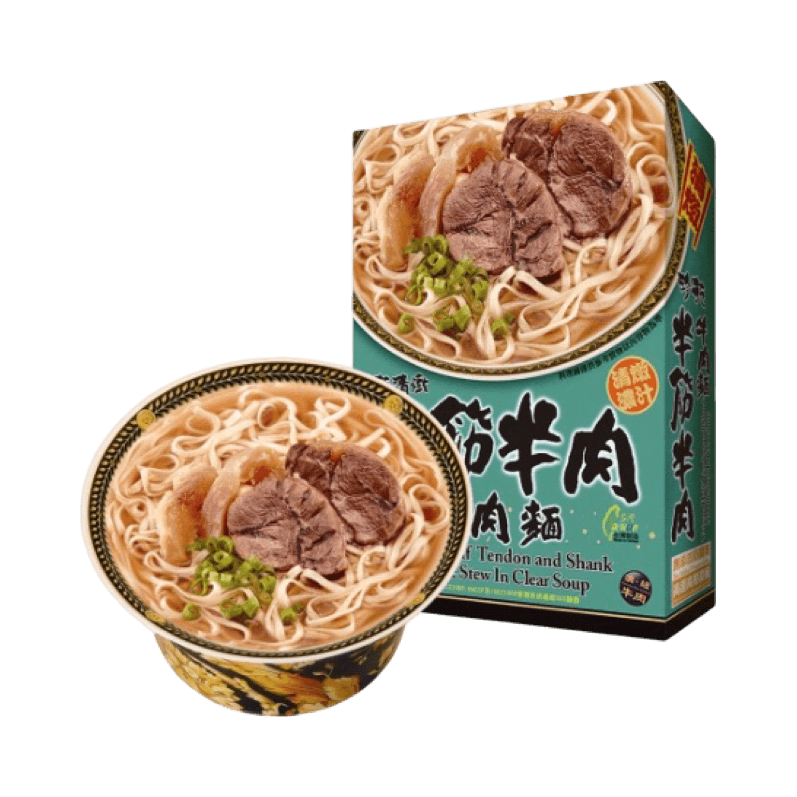 【珍苑】清燉半筋半肉牛肉麵 530g