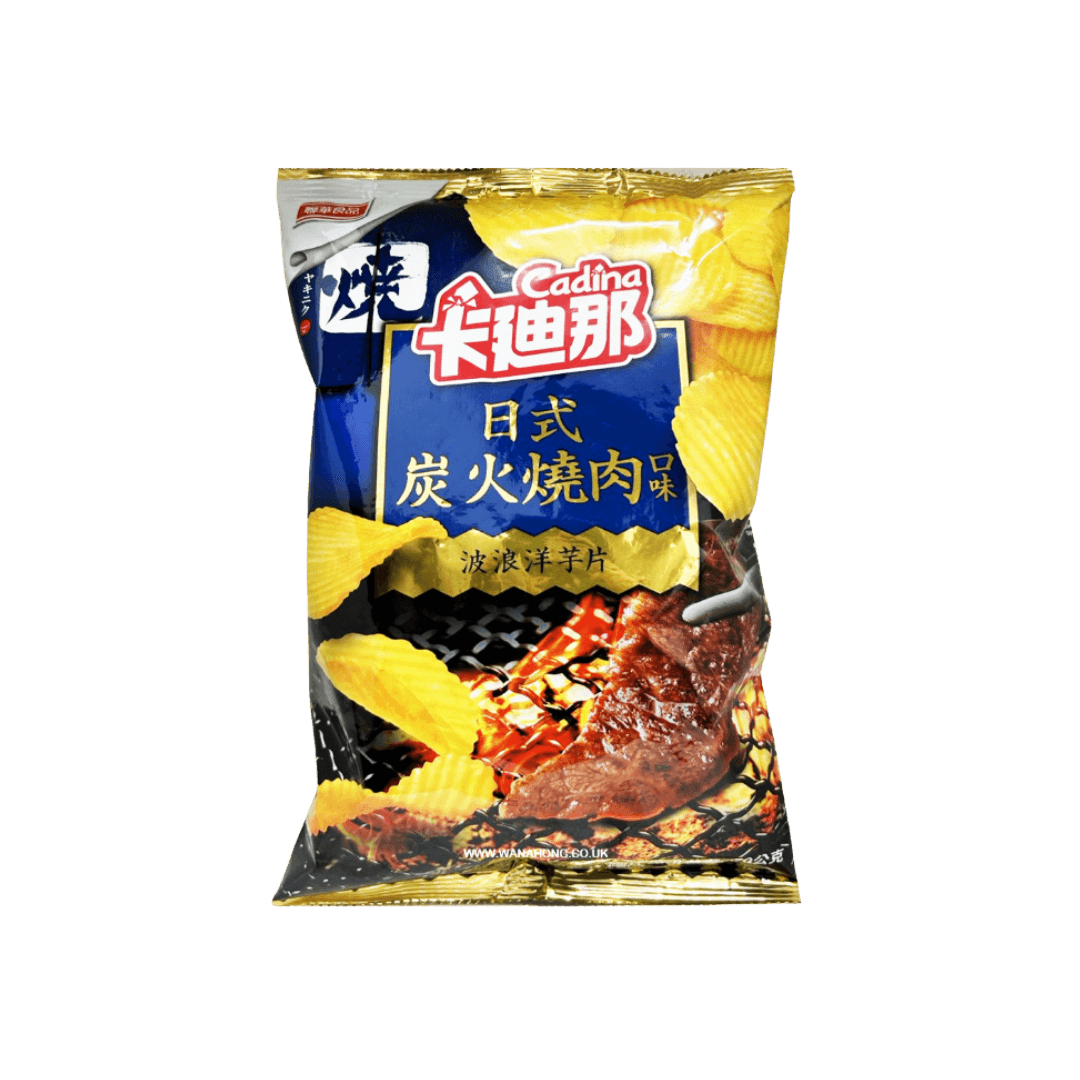 【卡迪那】波浪洋芋片(日式炭火燒肉) 58g