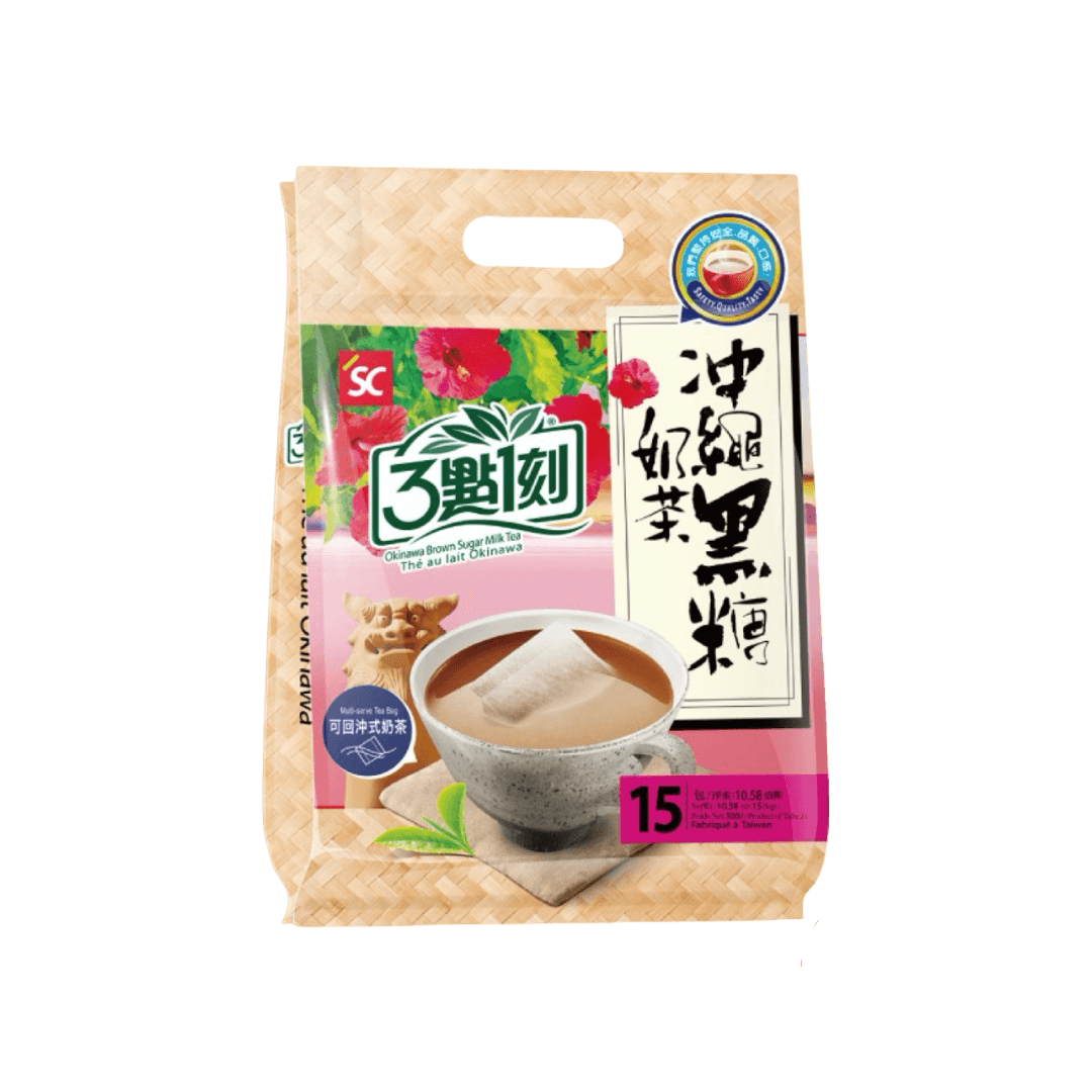 【3點1刻】沖繩黑糖奶茶（15入）