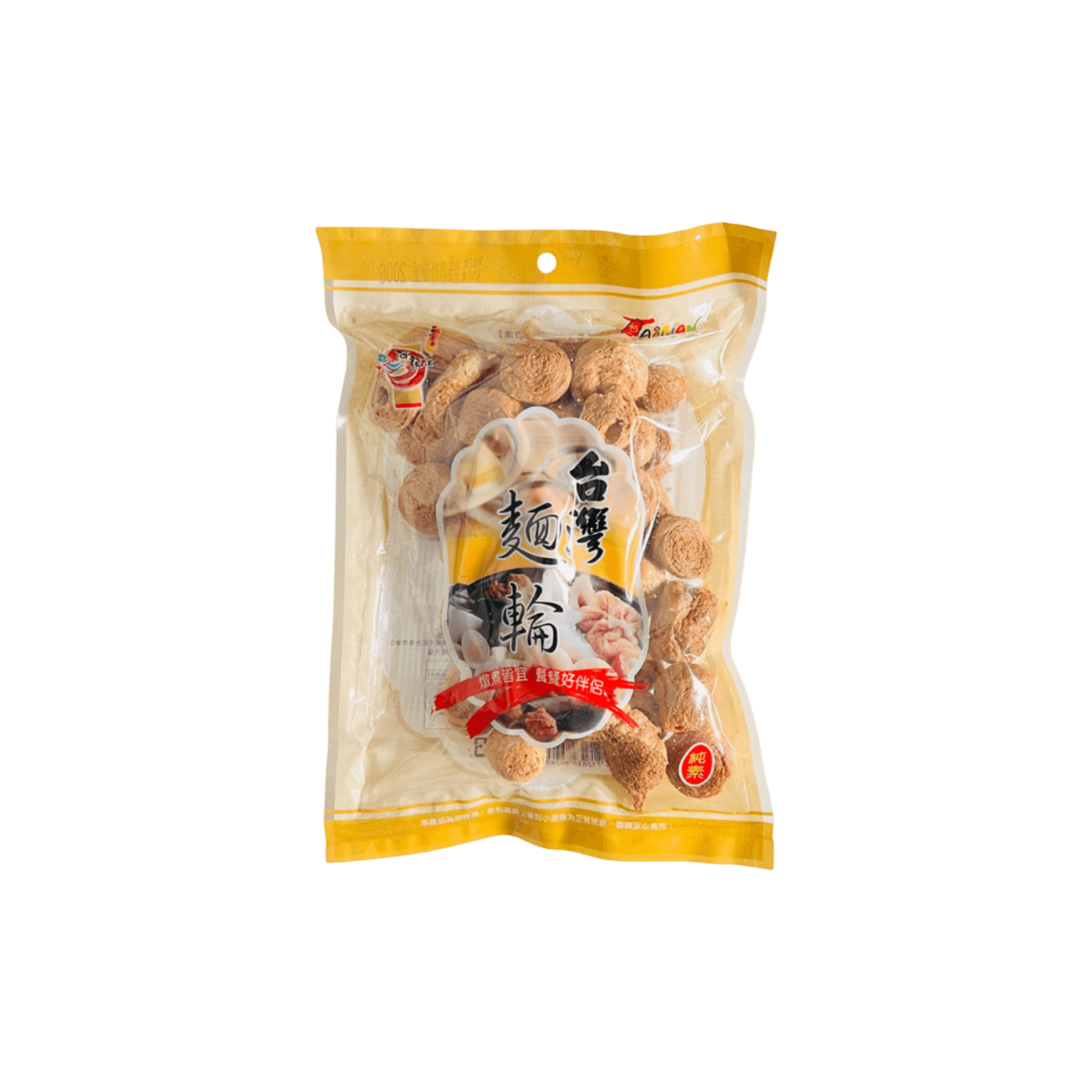 【海龍王】台灣麵輪(純素) 200g