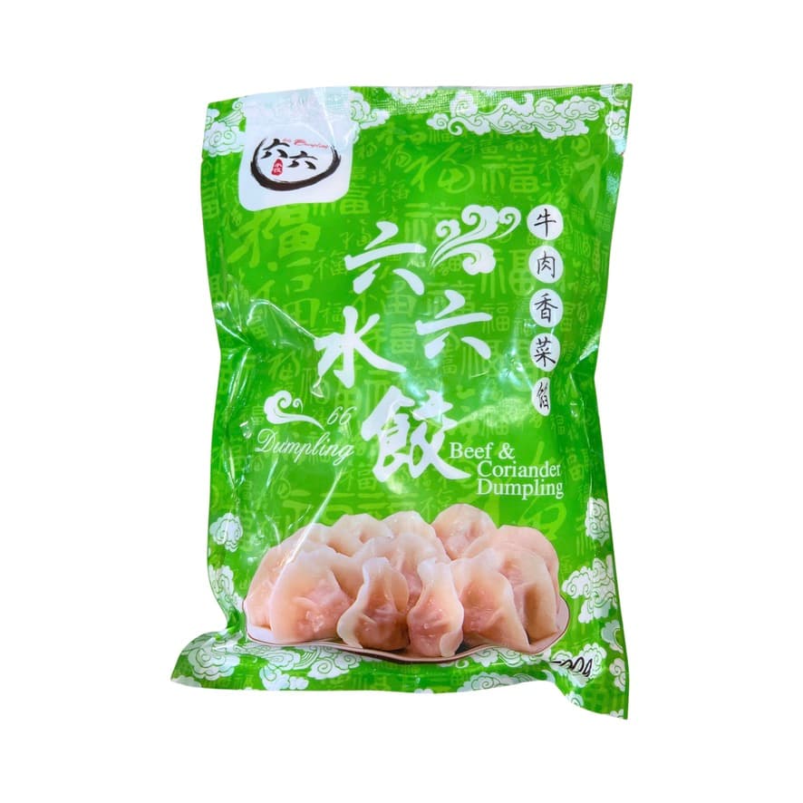 【六六水餃】牛肉香菜餡 500g