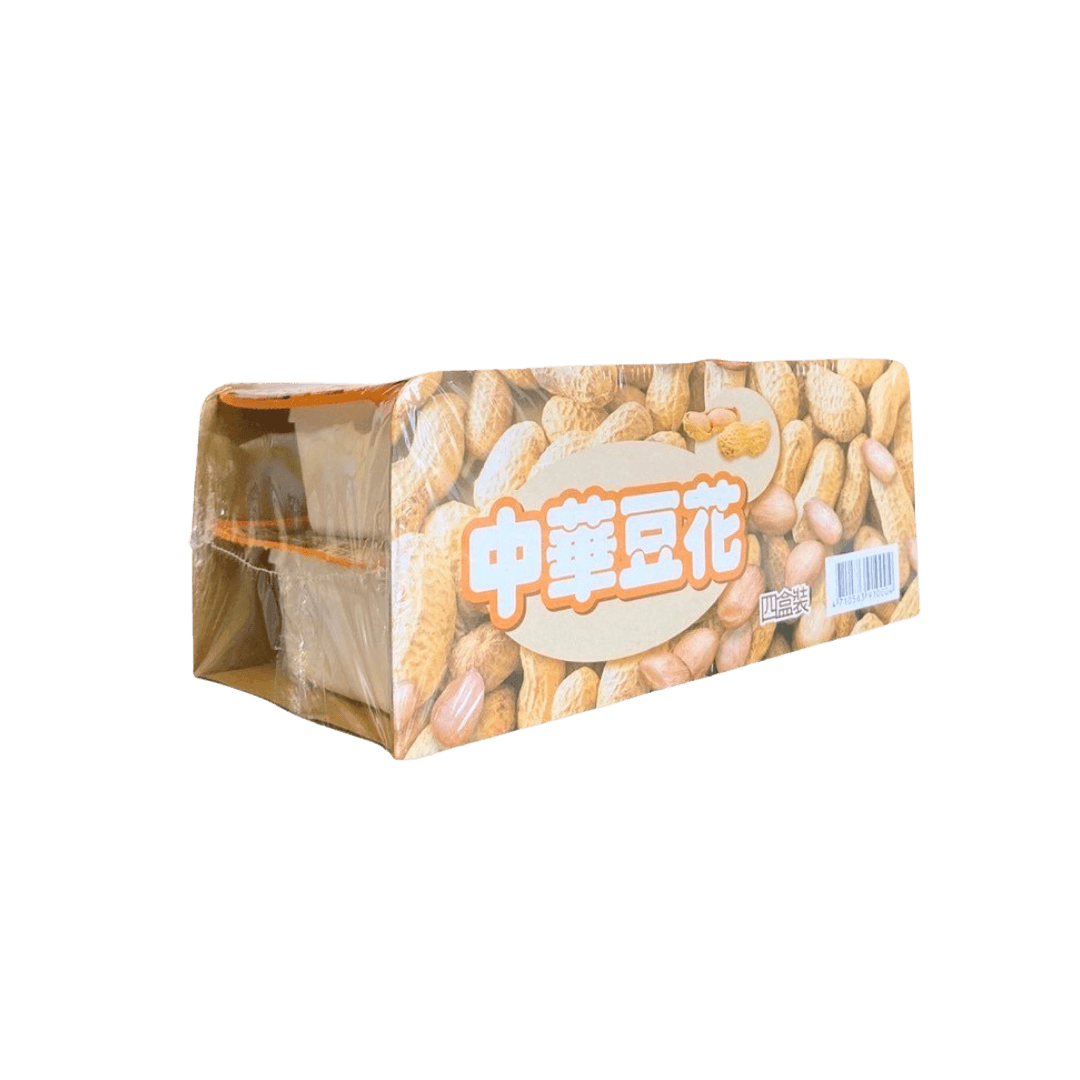 【中華豆花】花生豆花 (一條四入) (冷藏效期20/09/2026)