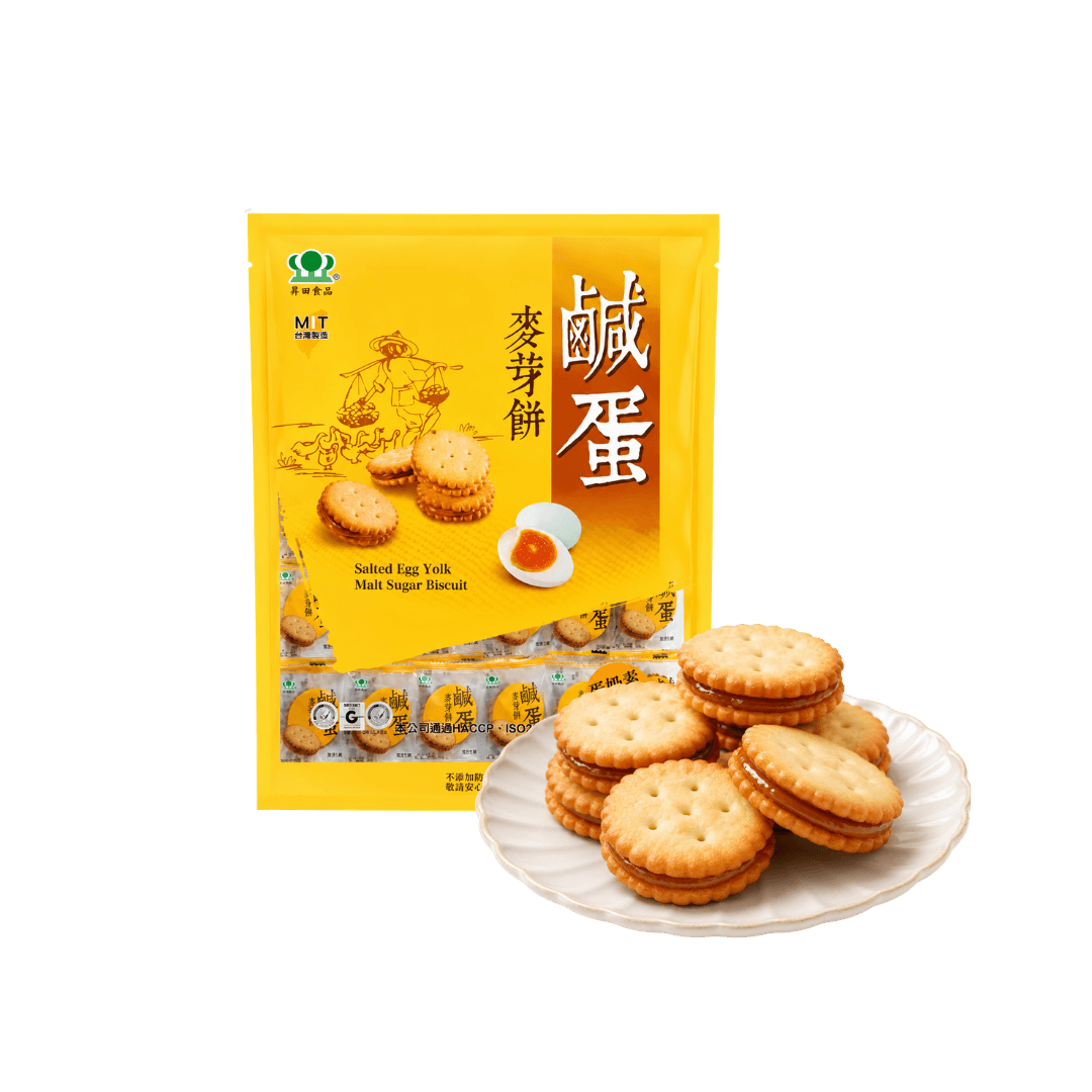 【昇田】鹹蛋麥芽餅 250g
