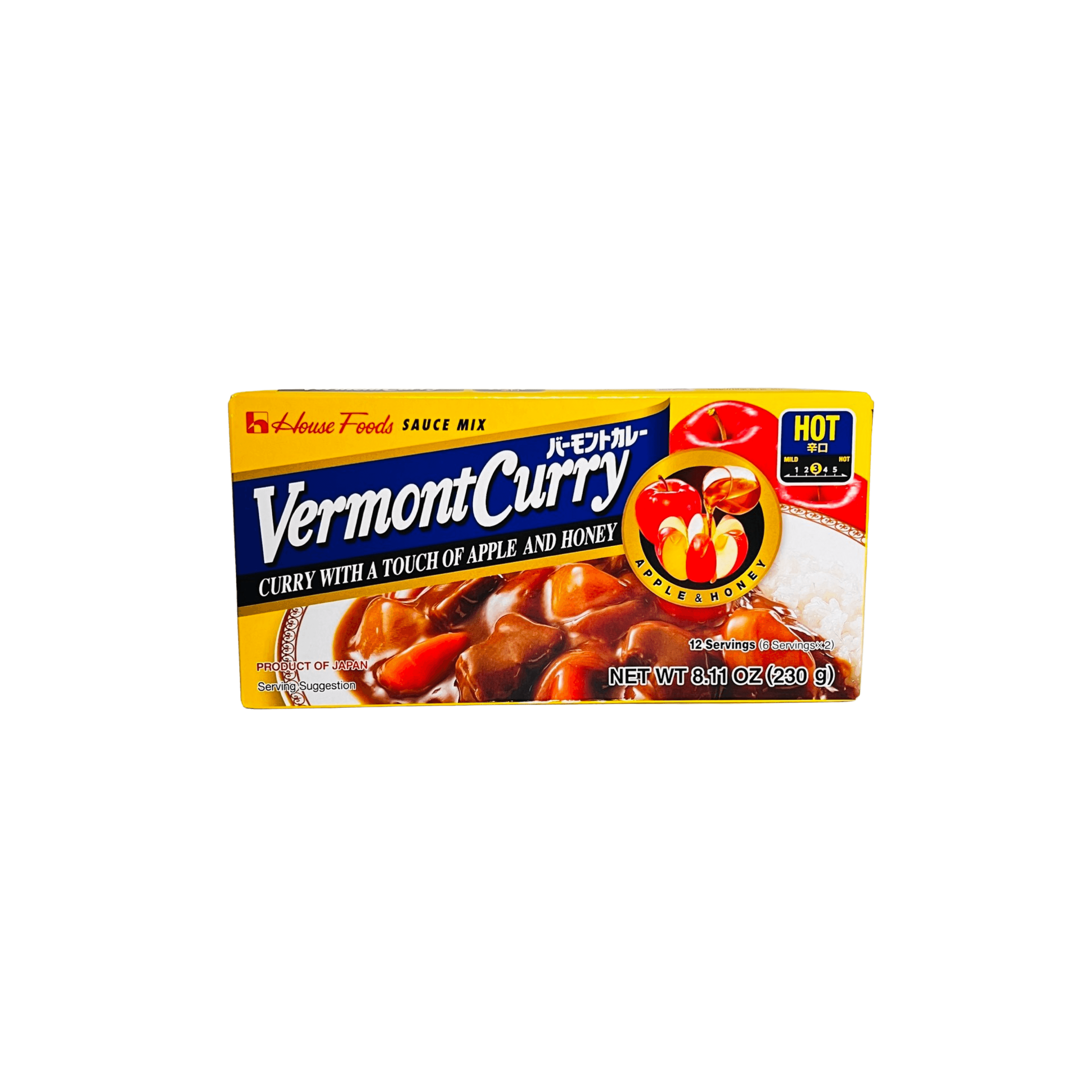 Vermont 日式咖哩塊 大辣 Hot（230g)