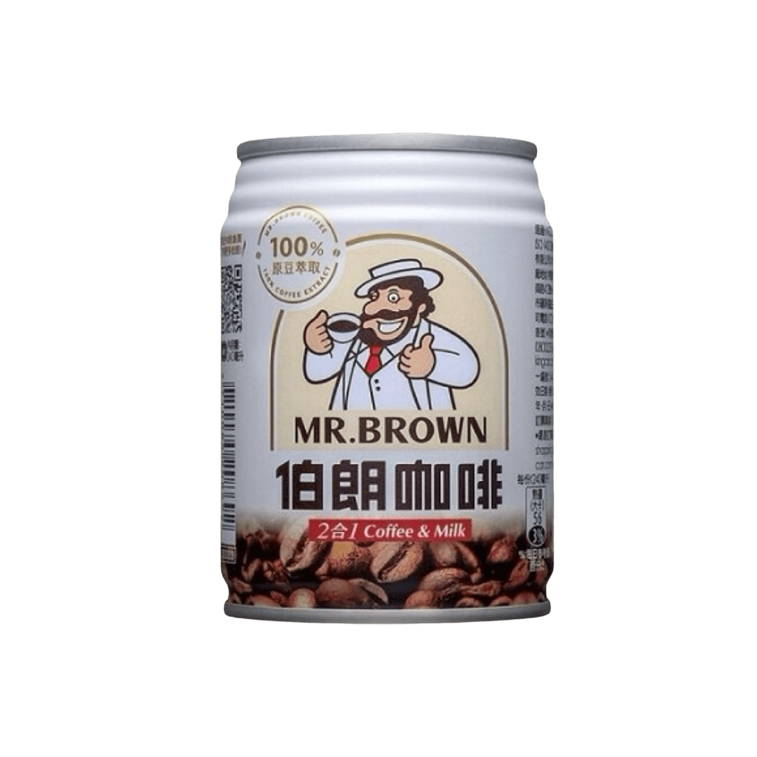 【金車】伯朗冰咖啡(無糖)二合一 240ml