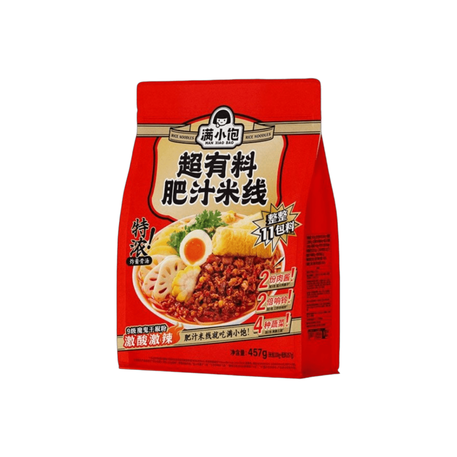 【滿小飽】超有料肥汁米線 457g