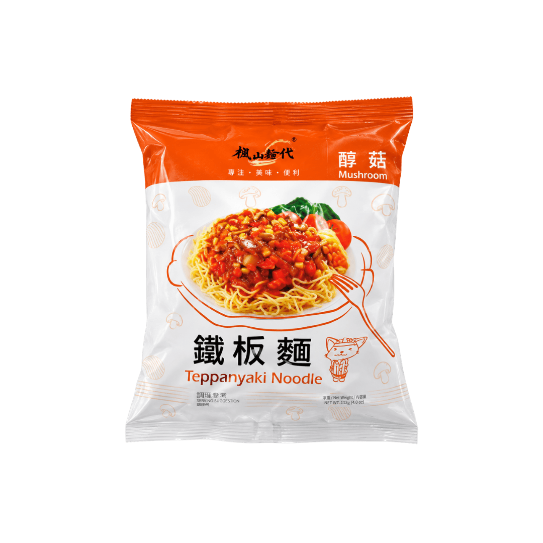【橫山拾穗】蘑菇鐵板麵330g(冷藏有效：29/09/2026)
