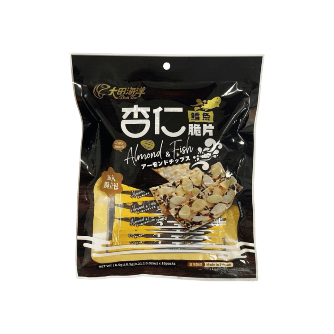 【大田海洋】鱈魚杏仁脆片(16入) 96g