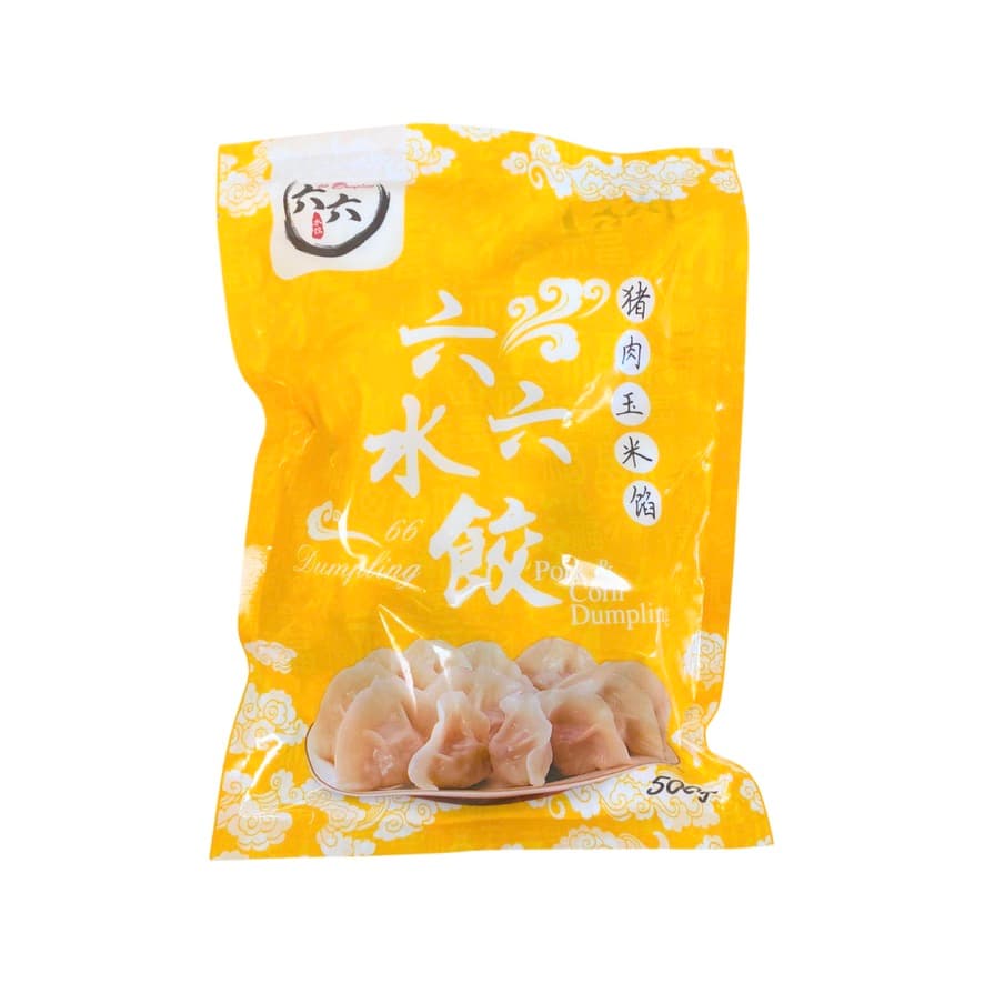 【六六水餃】豬肉玉米餡 500g