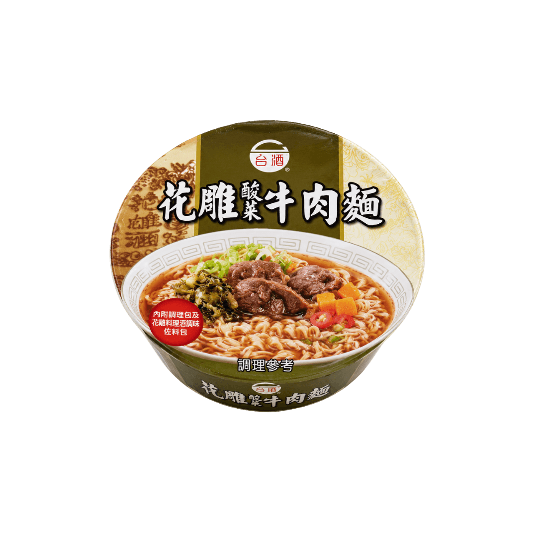 【台酒】花雕酸菜牛肉麵 (碗裝) 200g