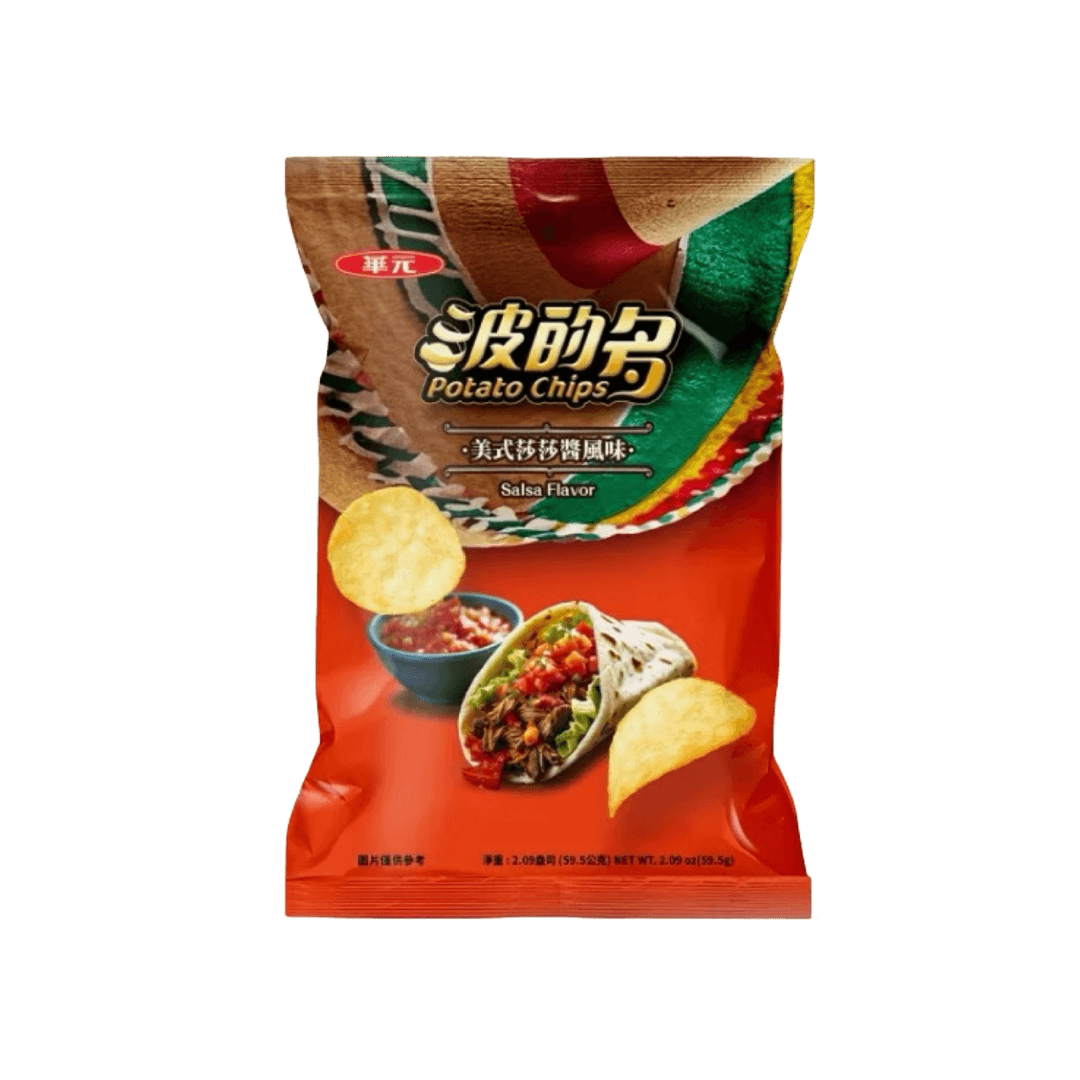 【華元】波的多洋芋片(美式莎莎醬風味) 59.5g