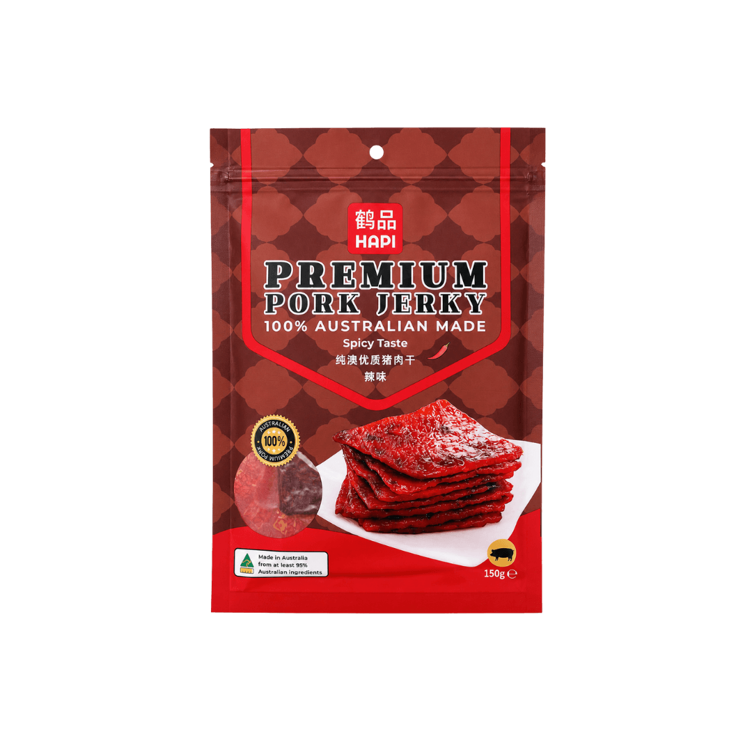 【鶴品】純澳優質豬肉乾 辣味 150g