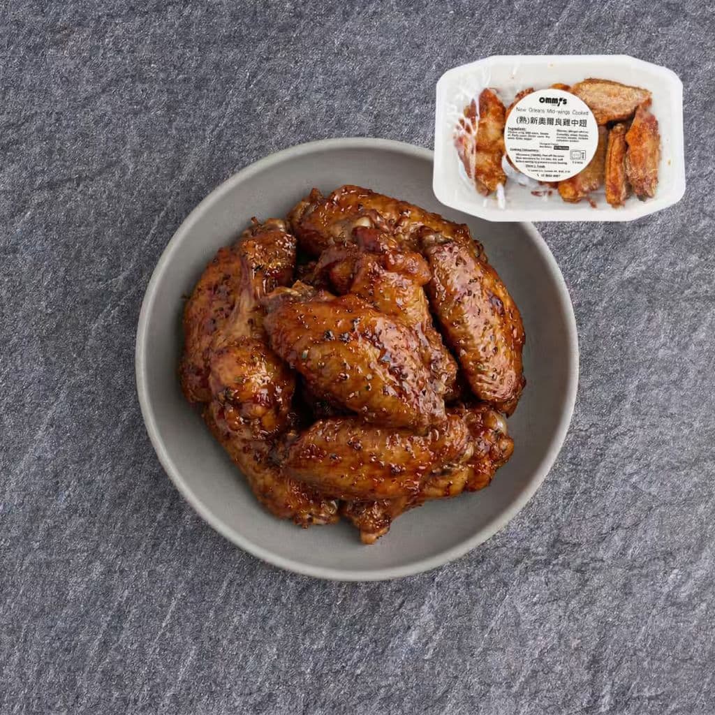 【Ommi's】(熟)新奧爾良雞中翅7pc 300g