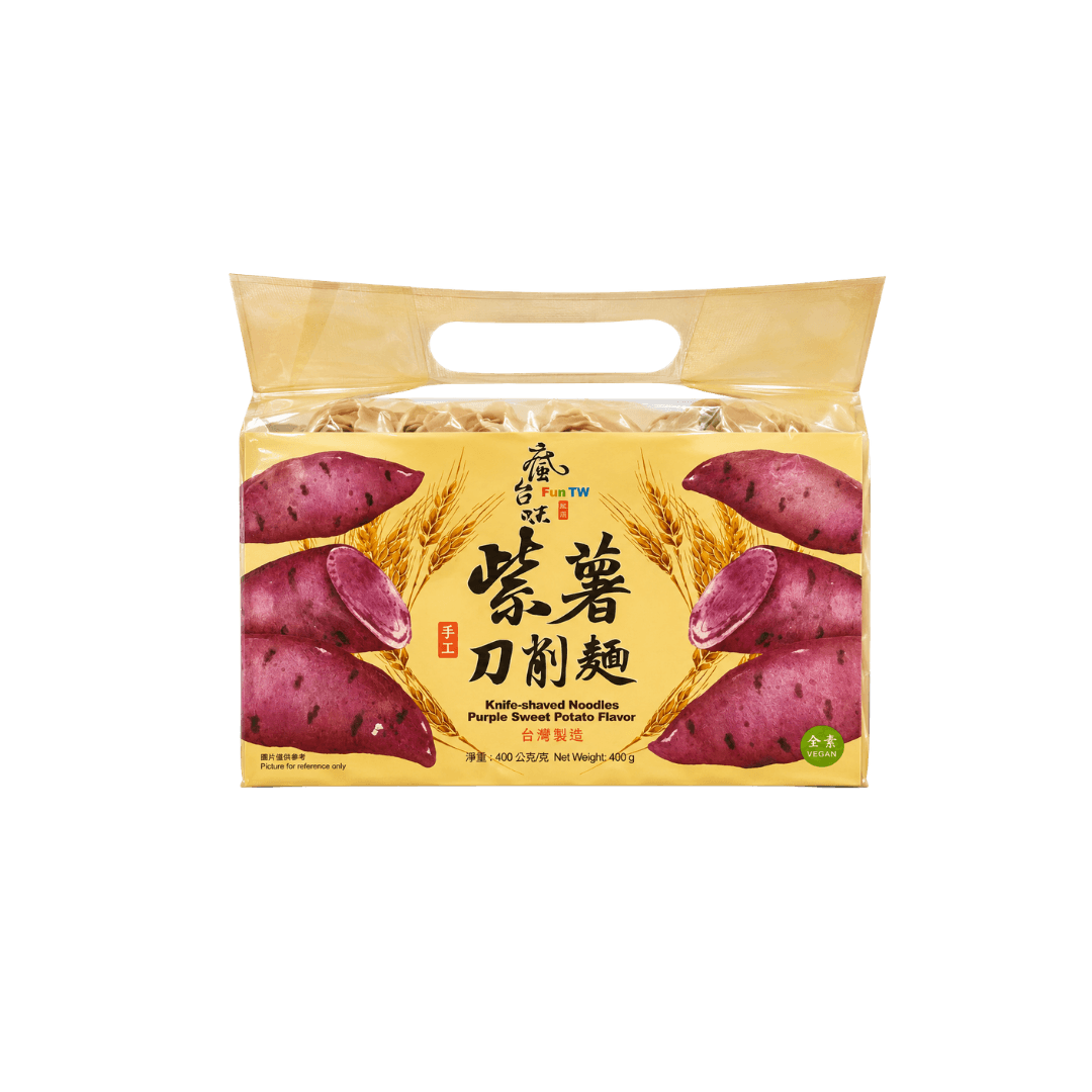 【瘋台味】紫薯刀削麵 400g