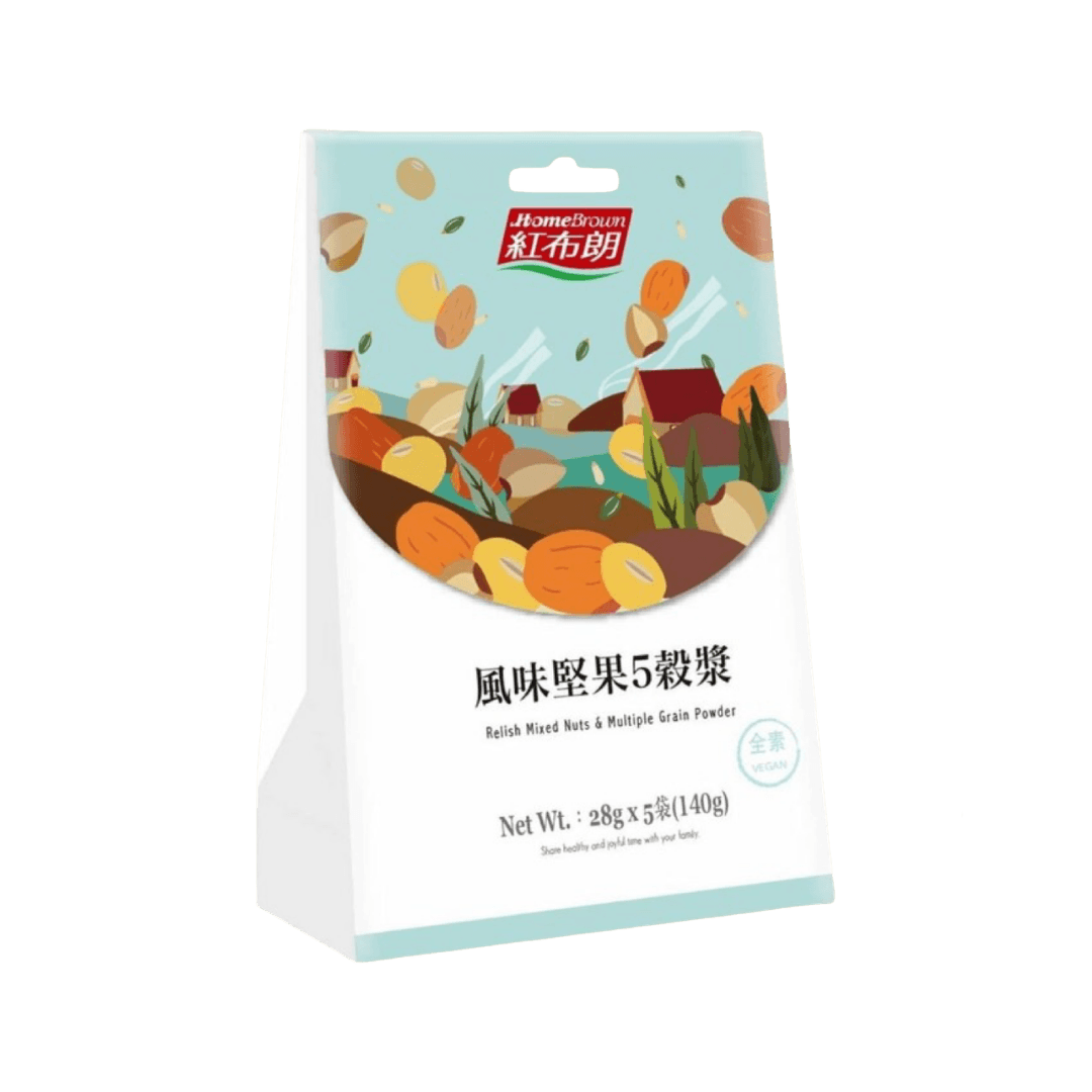 【紅布朗】風味堅果5穀漿(全素) 28g*5