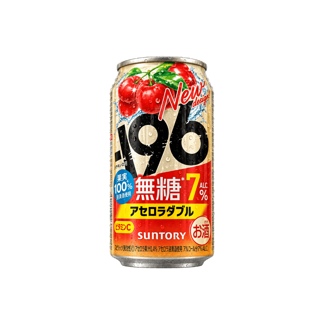 【三得利】-196℃無糖針葉櫻桃氣泡酒 350ml