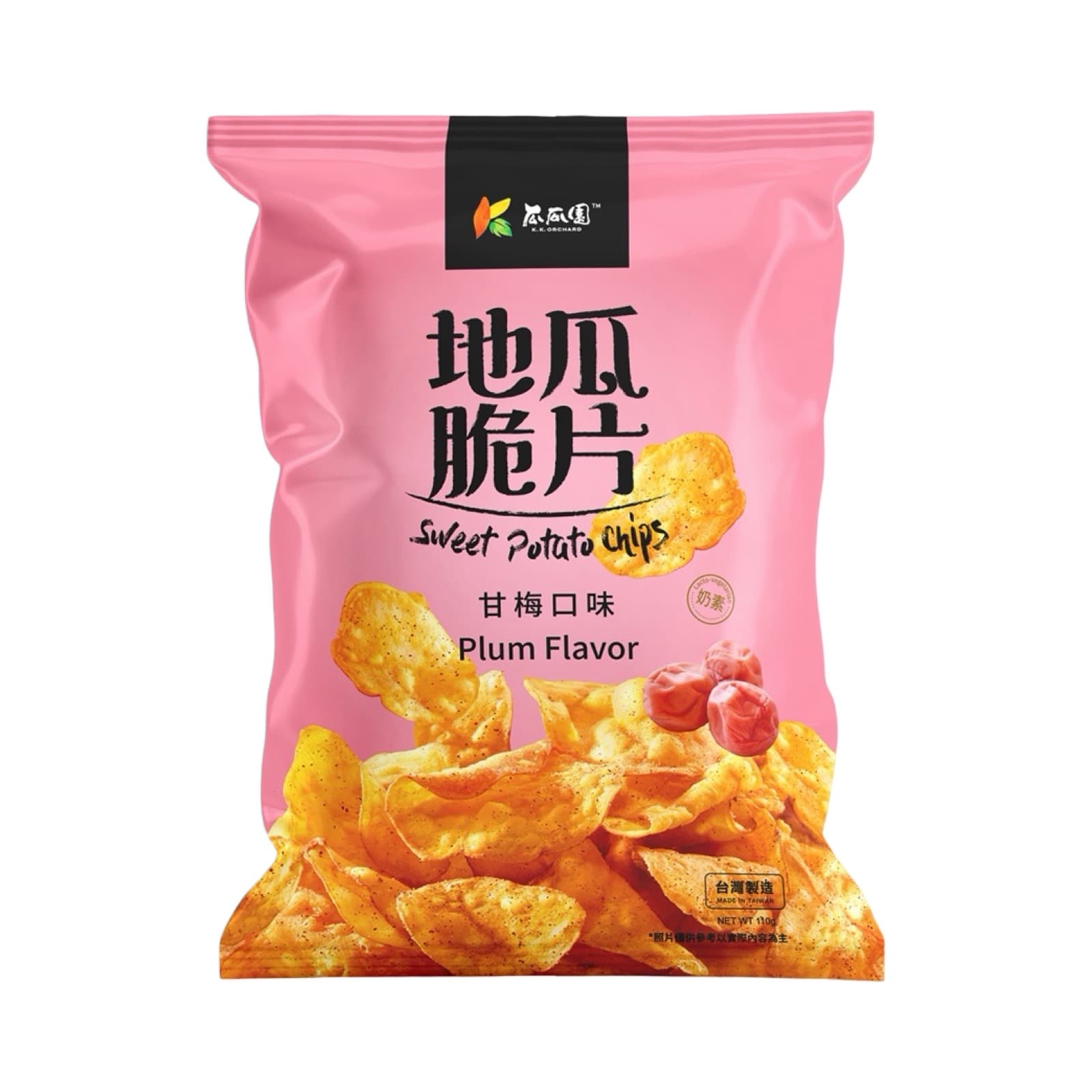 【瓜瓜園】地瓜脆片(甘梅口味) 110g