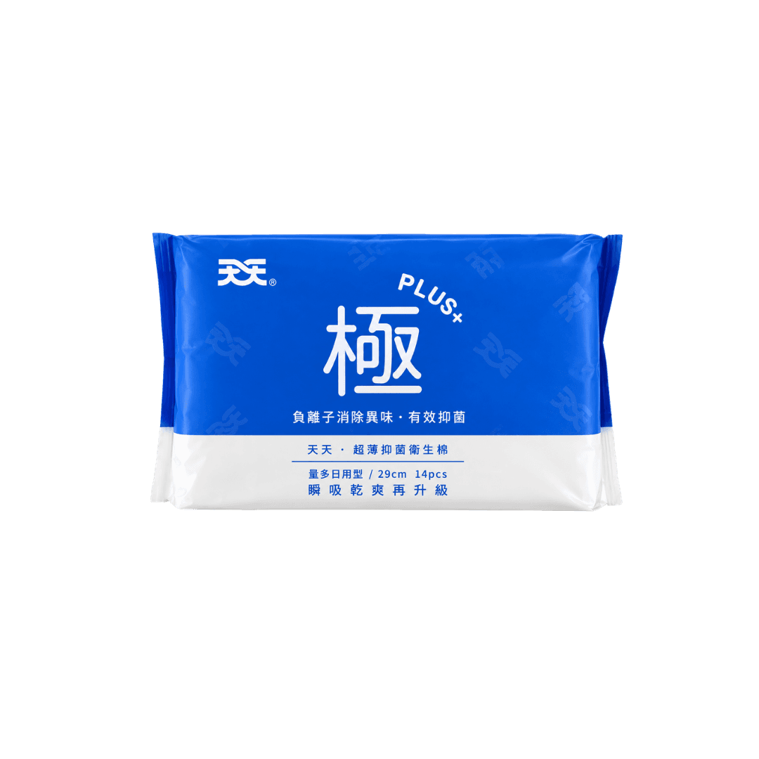 【天天】超薄抑菌衛生棉29cm 14片
