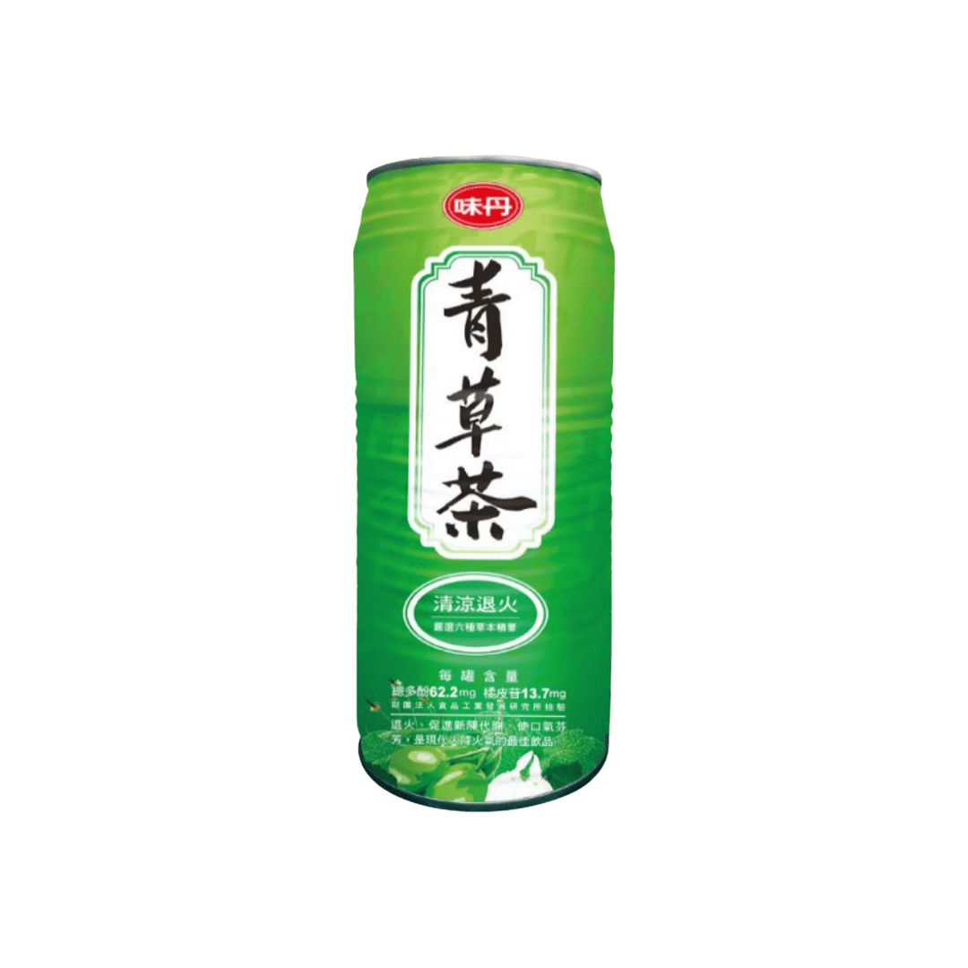 【味丹】青草茶鐵罐 475ml