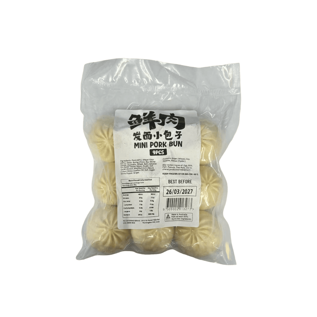【山東水餃】鮮肉發麵小包子(9入)