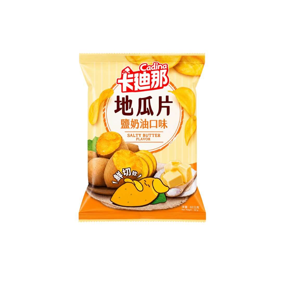 【卡迪那】享自然地瓜片(鹽奶油) 62g