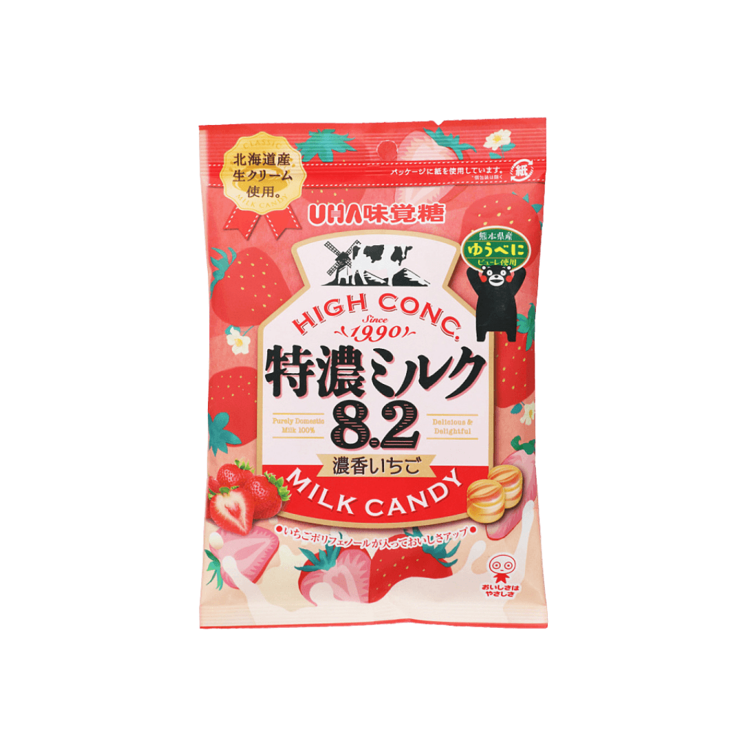 【UHA味覺糖】草莓特濃牛奶糖 75g