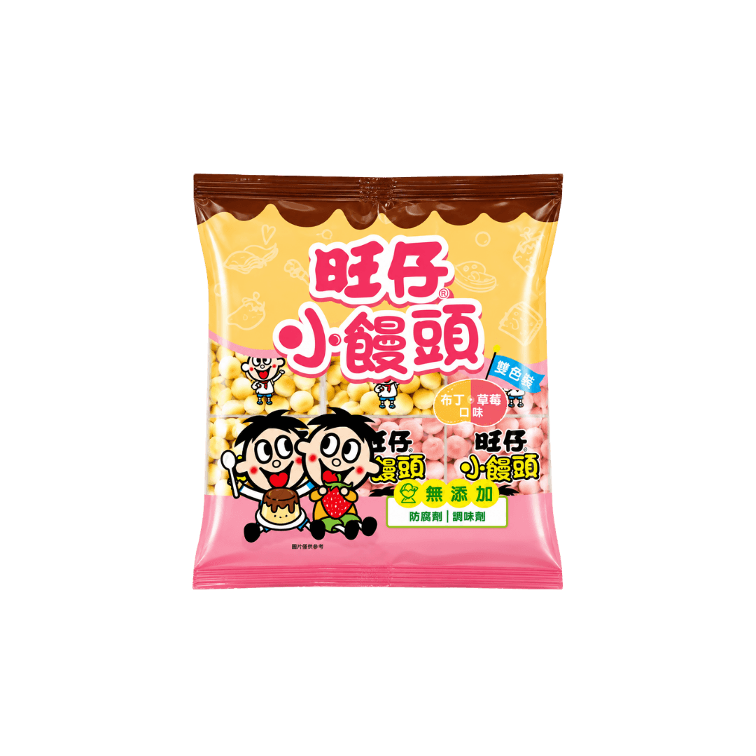 【旺旺】旺仔小饅頭(草莓布丁) 300g