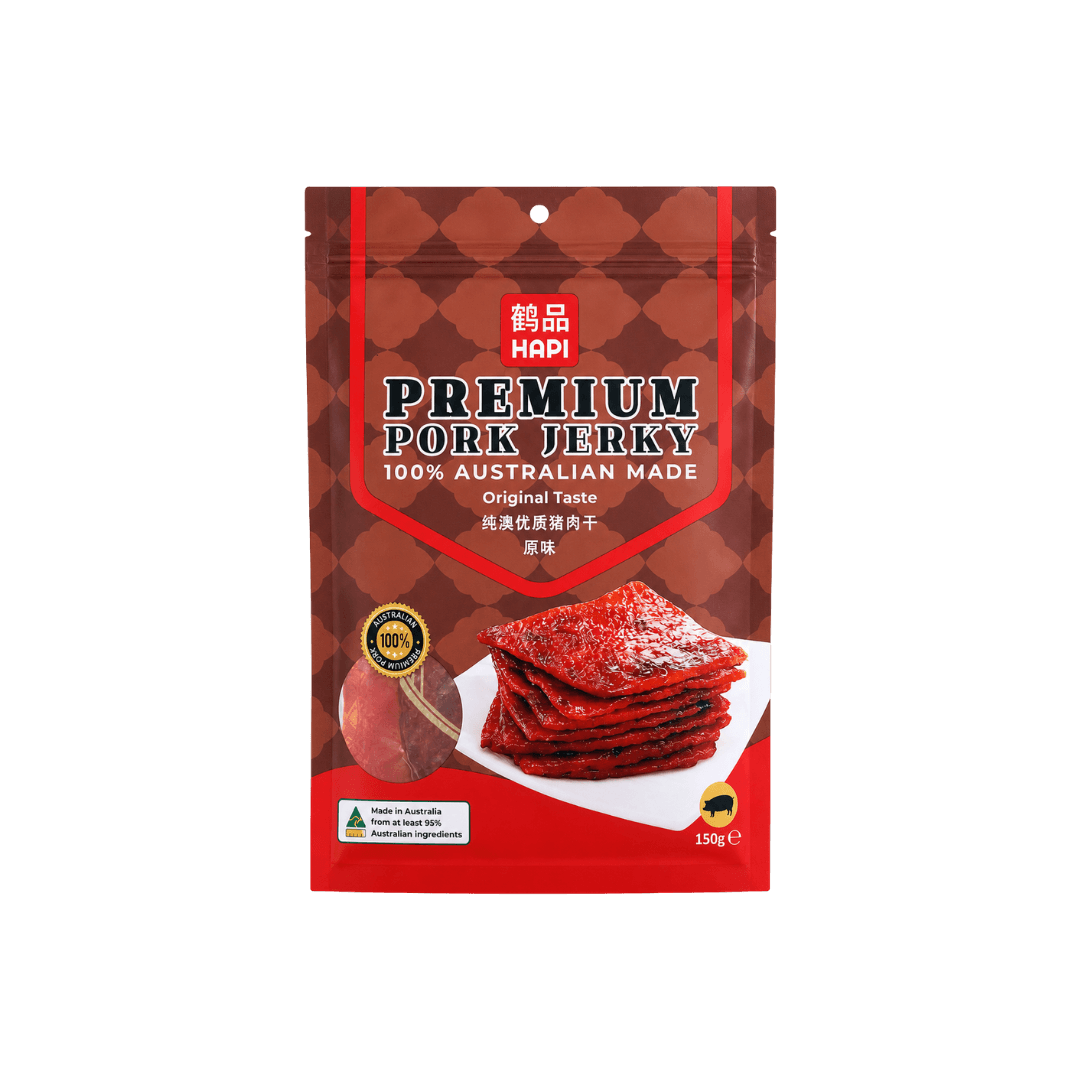 【鶴品】純澳優質豬肉乾 原味 150g