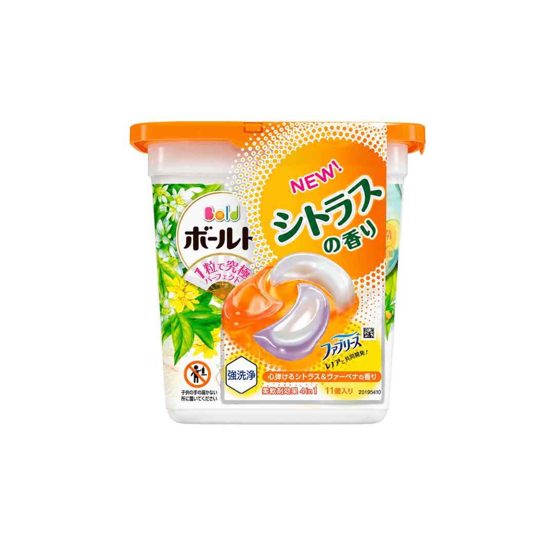 【寶潔】4合1洗衣球柑橘味 11入