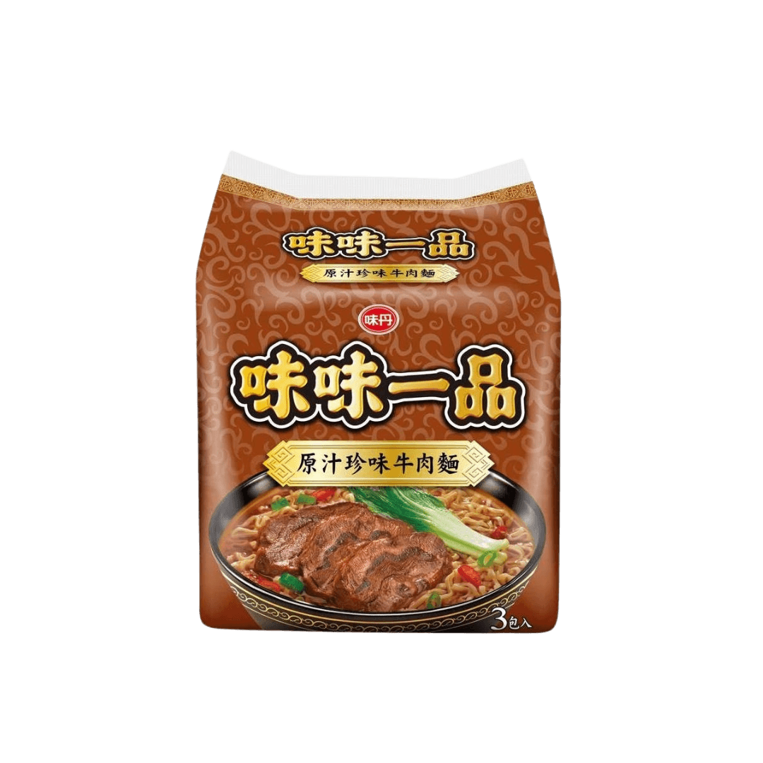 【味味一品】原汁珍味牛肉麵(一包3入)