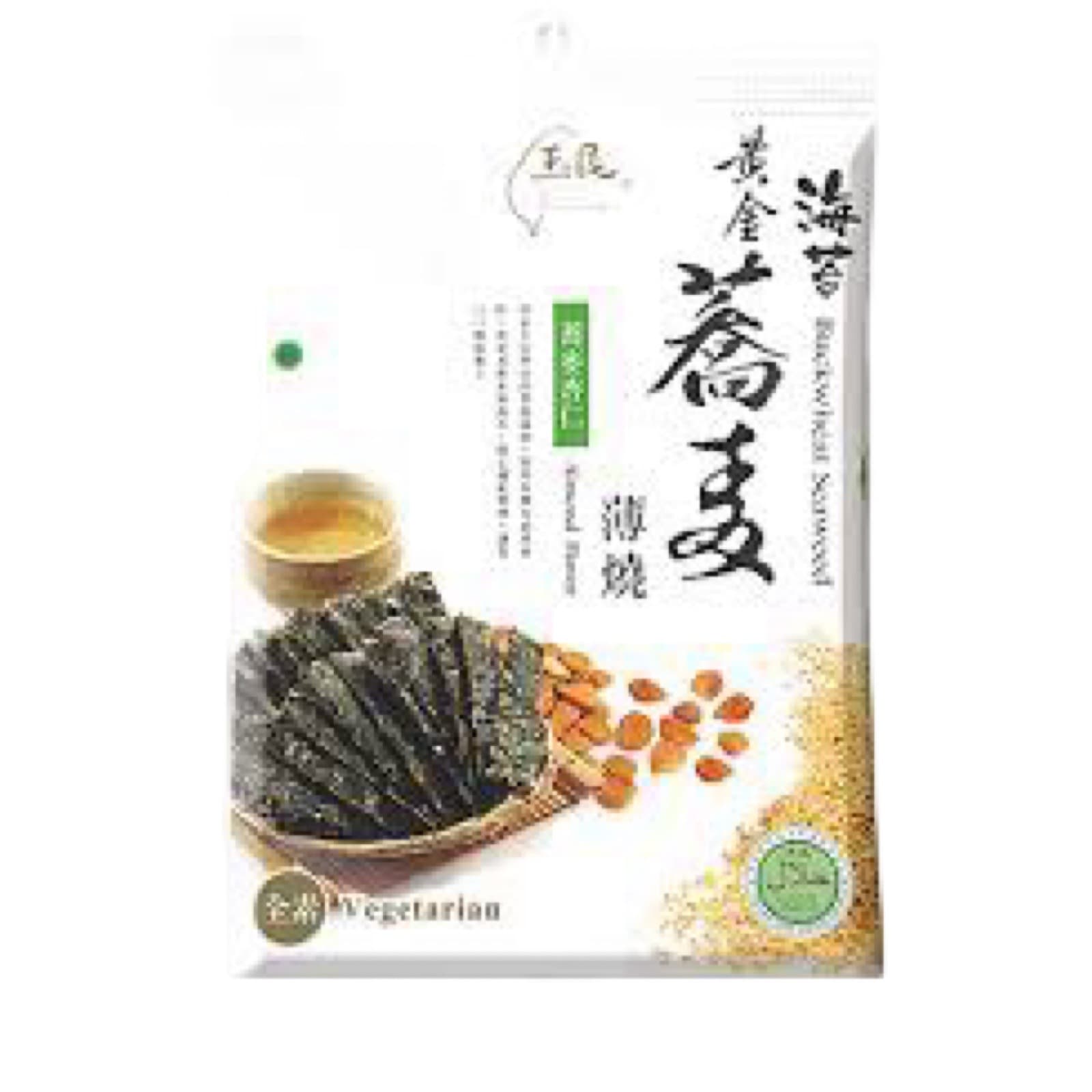 【玉民】黃金蕎麥海苔薄燒(蕎麥杏仁) 40g