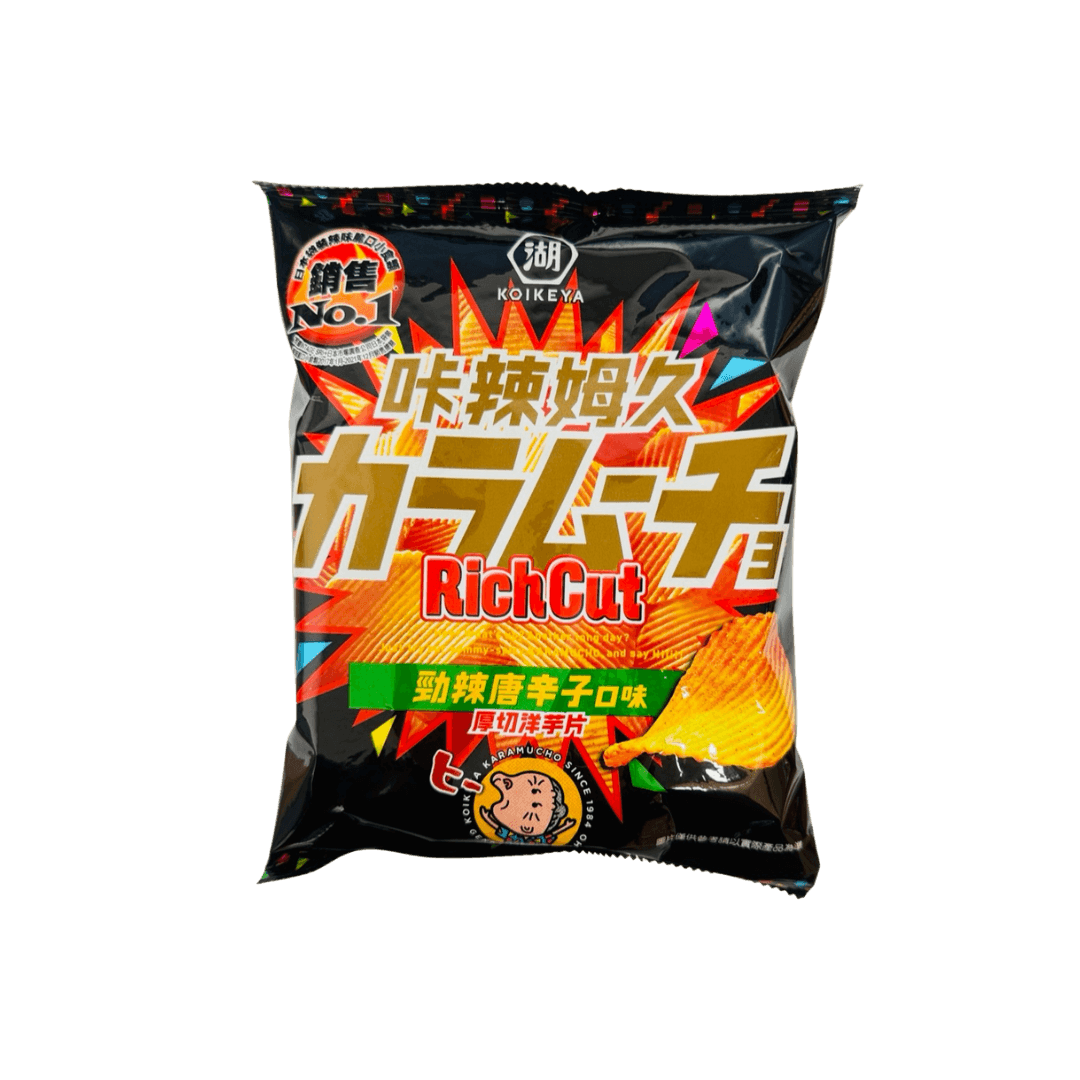【湖池屋】厚切咔辣姆久 66g