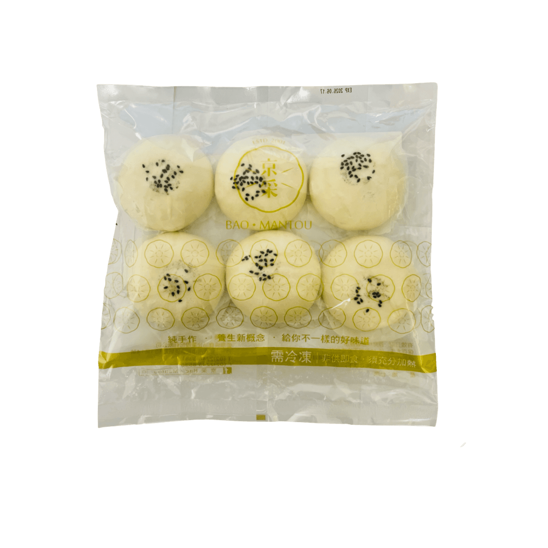 【京采】芝麻包(全素) 6入 480g