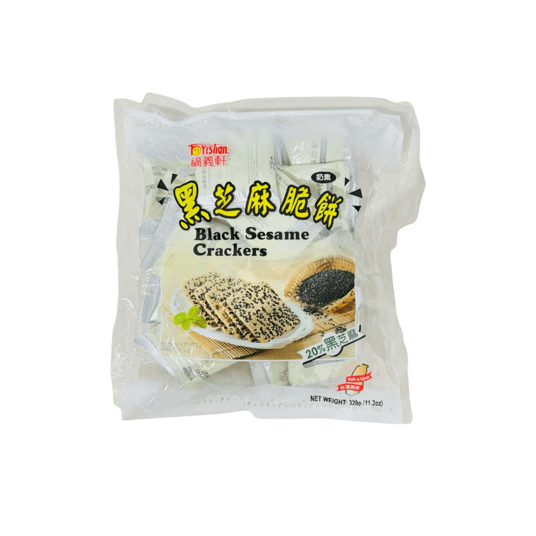 【福義軒】黑芝麻脆餅量販裝 320g