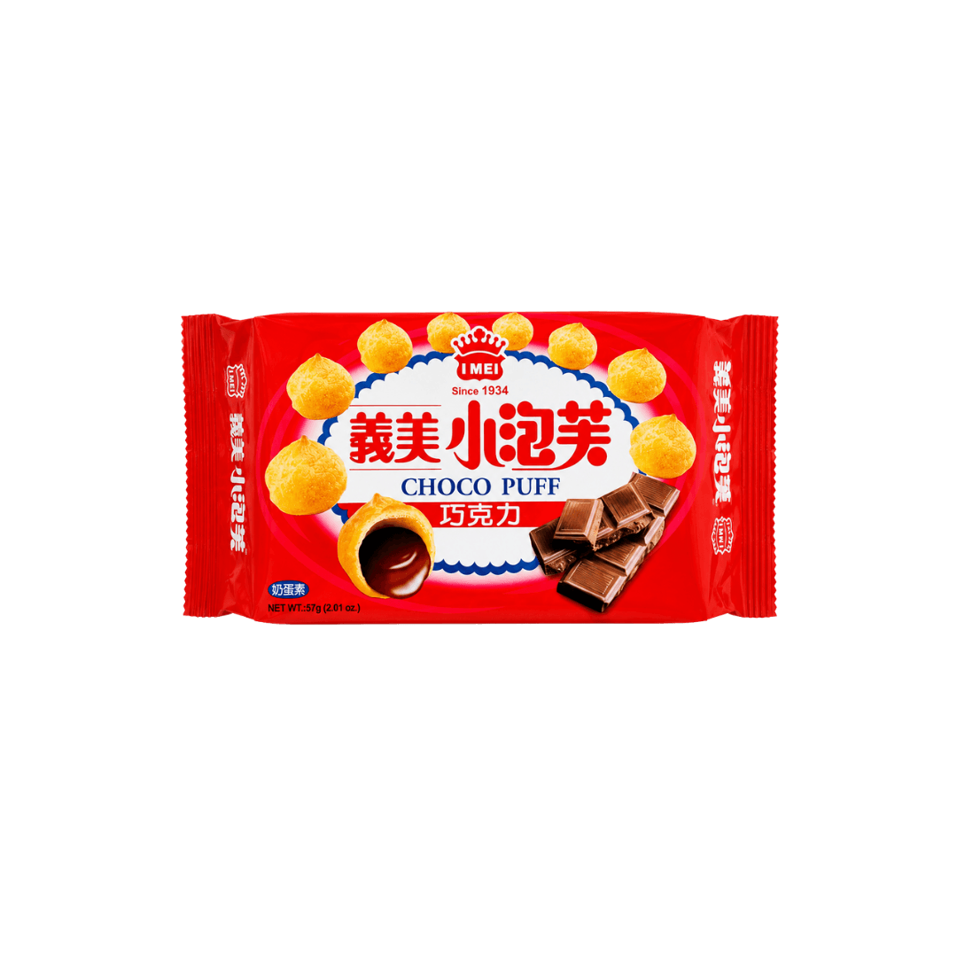 【義美】巧克力小泡芙(57g)